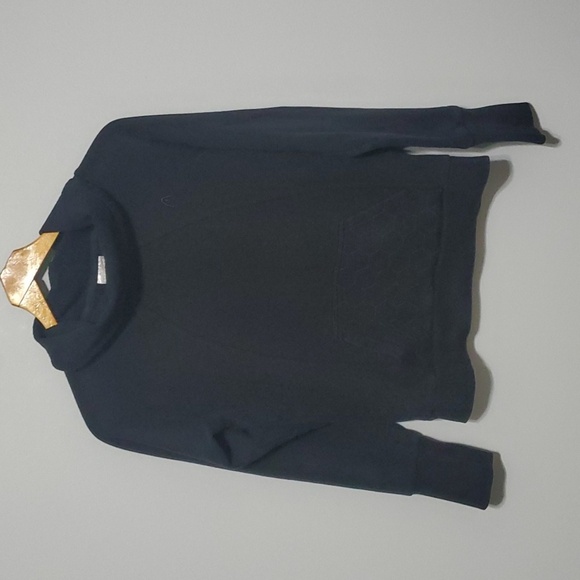 Head Tops - Head top women's size small black sweatshirt pullover turtleneck cowl wa…